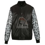 Elvis Varsity Leather Jacket