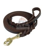 Show Leather Dog Leash